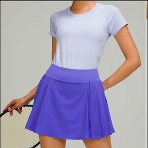 NWT Lululemon Side-Pleat High-Rise Tennis Skirt size 6